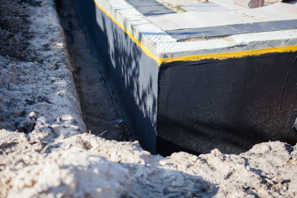 Residential Waterproofing installation at a Metuchen, NJ home by SJ Waterproofing Pros